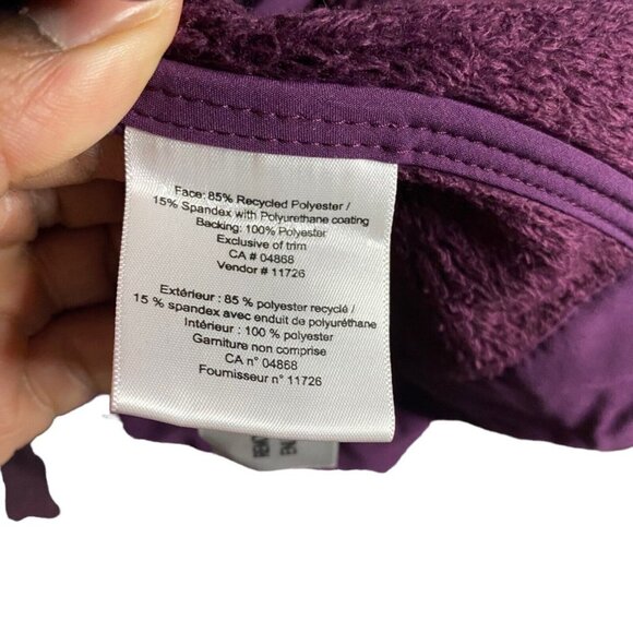 MEC Women's Plum Barbizon Full Zip Parka Fleece Lined Coat - Picture 10 of 12